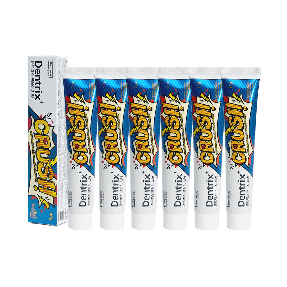동국제약 덴트릭스 크러쉬 치약 60g 6개 제품 이미지