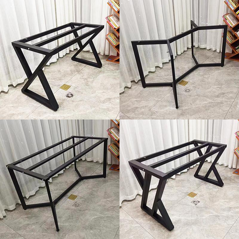 철제 식탁 다리 프레임 교체 너비 스테인리스 블랙 높이 받침 테이블 가구 diy 접이식 - 상세 이미지 3