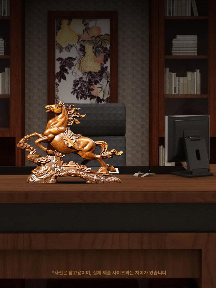 말 조각상 개업선물 거실 장식품 풍수 인테리어 사무실 오브제 - 상세 이미지 3