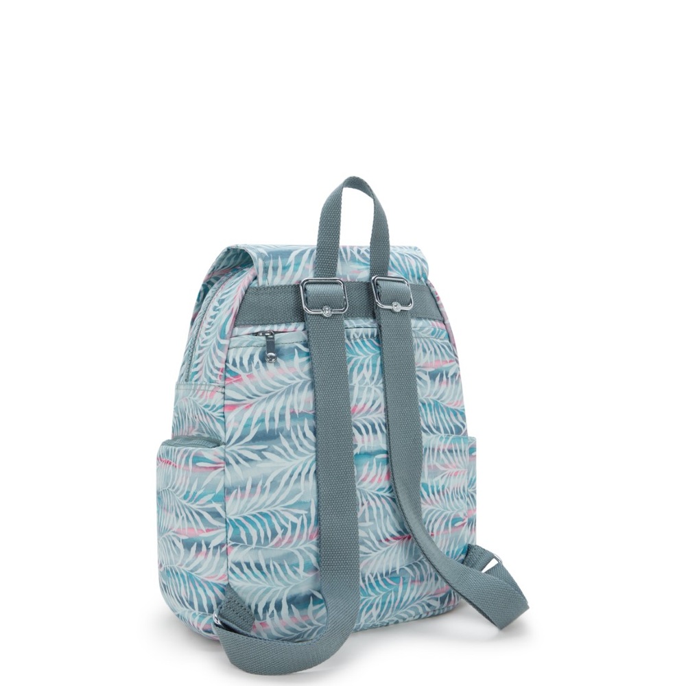 키플링 백팩 경량 데일리 CITY ZIP S(Palmtree Leaves) KI63453QN - 상세 이미지 3