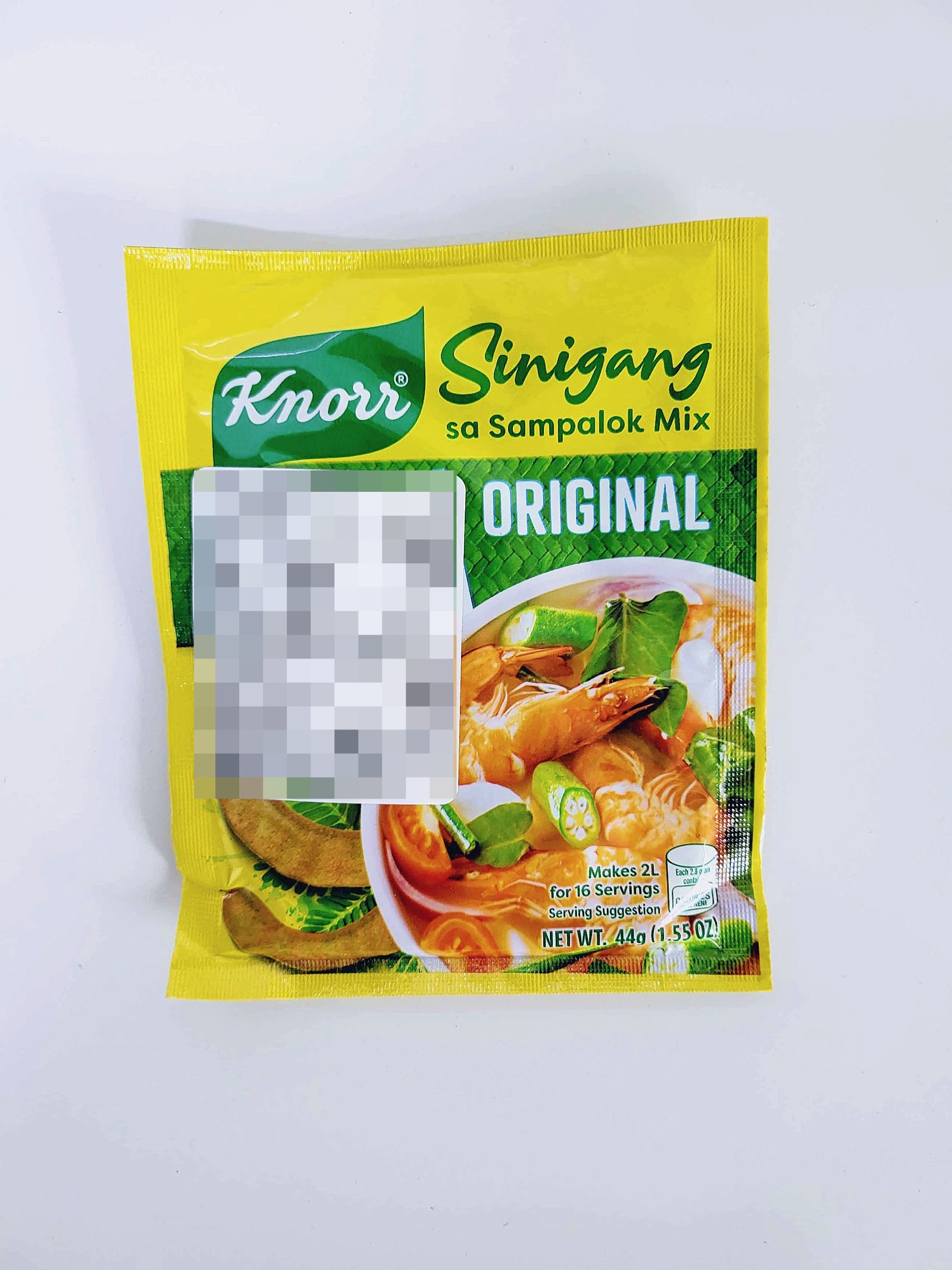 필리핀 크노르 유니레버 시니강 사 삼파록, 44g, 1개 - 상품 이미지