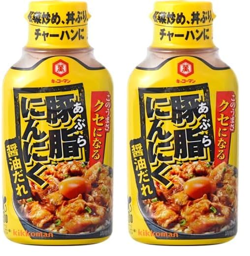 기꼬만 돼지기름 마늘 간장 소스 200g X 2