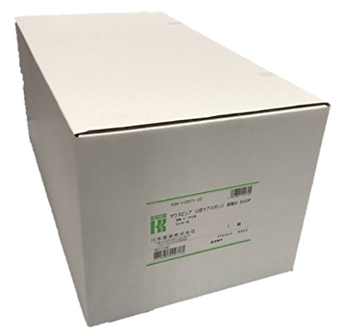 카와모토산업 마우스퓨어 구강케어 스폰지 종이축 500개입 S