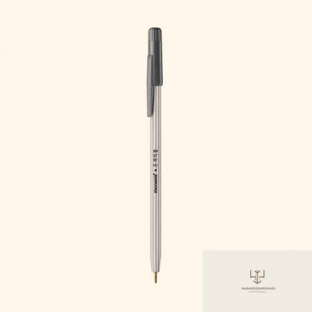 모나미 빅볼펜 1.0mm 은색 12개입 뭉침없는 필기감 사무용 학생용 잉크펜