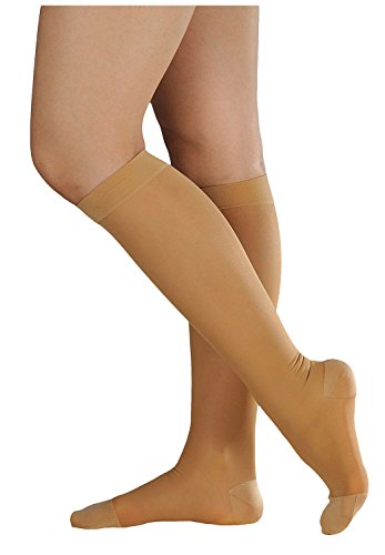 알케어 안실크-2 브라이트 하이삭스(발가락 있음) 내추럴 베이지 S 18563 탄성 스타킹 1박스(1켤레)