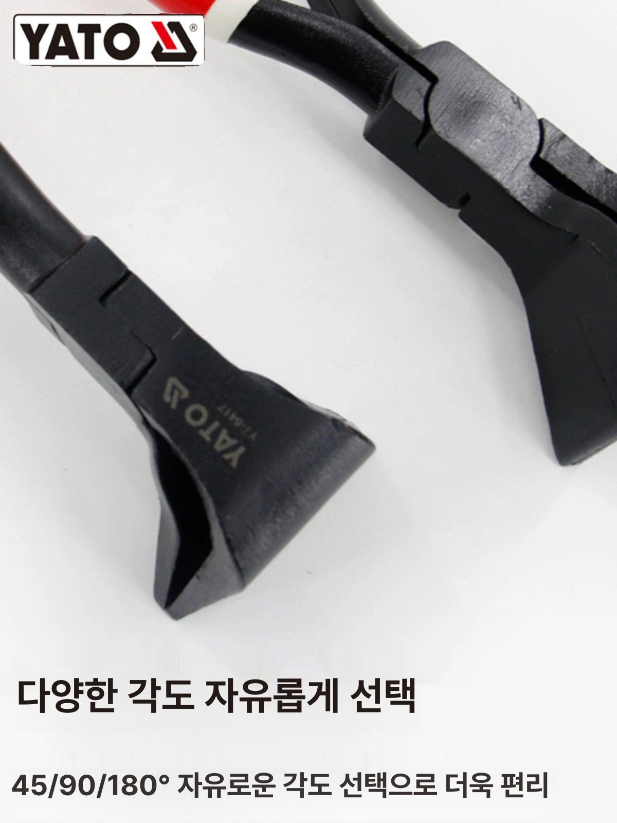 절곡기 일자형 작업 핸드시머 함석공구 닥트 펜치 단품 YT-5417 90도 플라이어 - 상세 이미지 3