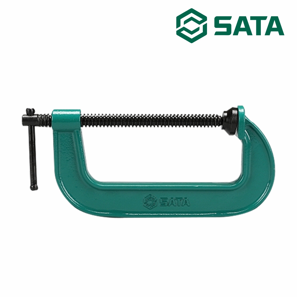 사타 SATA 만력기 C형 클램프 150mm 90435 목공 바이스클램프 - 상품 이미지