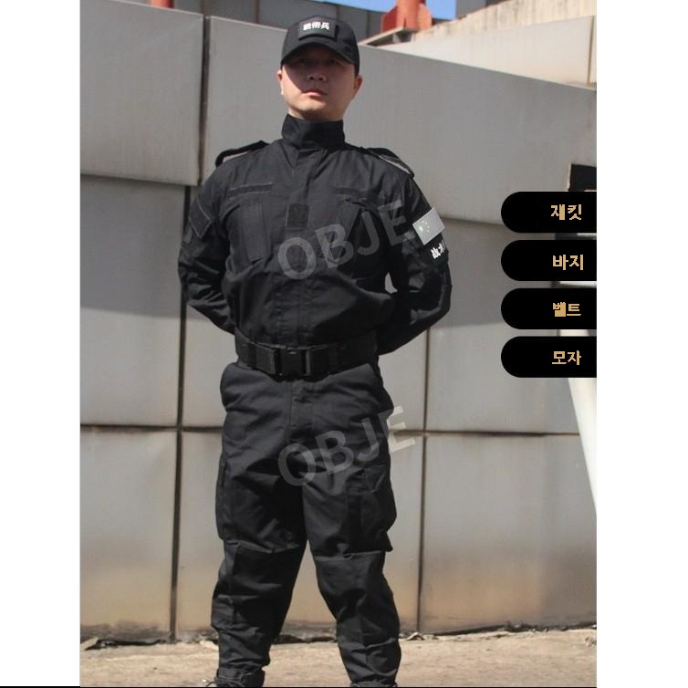 전술복 밀리터리 남녀공용 전투복 특전사 작업복 세트 - 상세 이미지 2