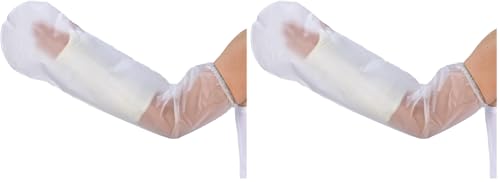 알케어 샤워 커버 쇼트 실타이트 깁스용 방수 커버 17212 적응 부위(기준): 성인/손, 팔, 소아/발 2매입 (X 2)