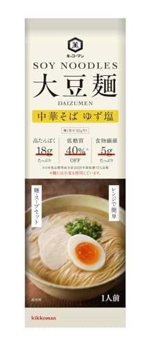 기꼬만 대두면 중화 소바 유자 소금 메밀국수 우동 소면 파스타 라면 92g