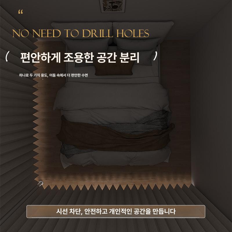 이동식 파티션 공간분리 칸막이 사무실 린넨 셀프 나누기 리넨그레이 0.7 - 1.1m 0.7 1.1m - 상세 이미지 2