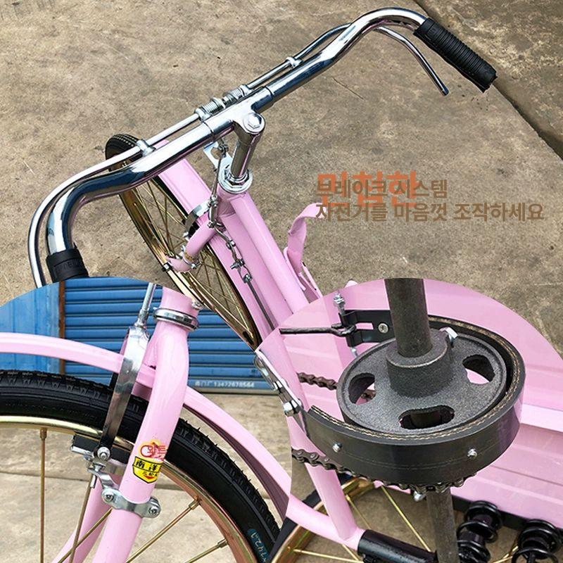 성인 삼륜 자전거 어르신 세발자전거 장보기 짐수레 - 상세 이미지 4