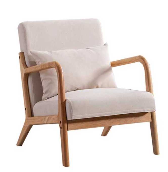 카페 낮은 의자 침실 거실 용 발코니 원목 편안한 소파 - 상품 이미지