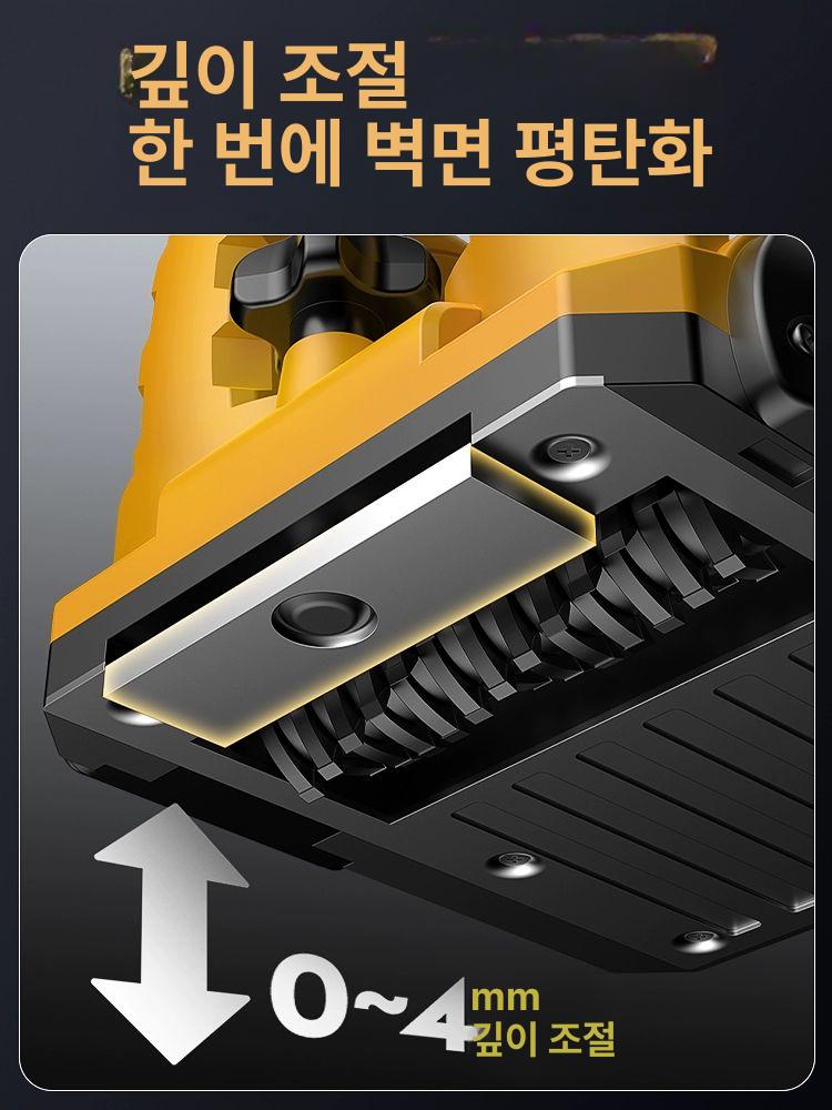 페인트 면갈이 대패기 샌더 그라인더 연마기 콘크리트 6990W 합금23날 고급 공구함 깊이 - 상세 이미지 3