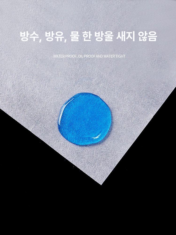 일회용 침대 시트 방수 침구 구멍 매트 경락 마사지 있는 커버 여행 부직포 담요 - 상세 이미지 3