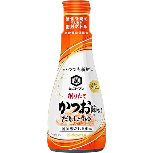 기꼬만 갓 깎은 가쓰오부시 향 간장 200ml 6병