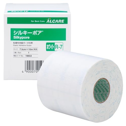 알케어 실키포어 점착성 신축 거즈 붕대 19653 화이트 R-7호 1권