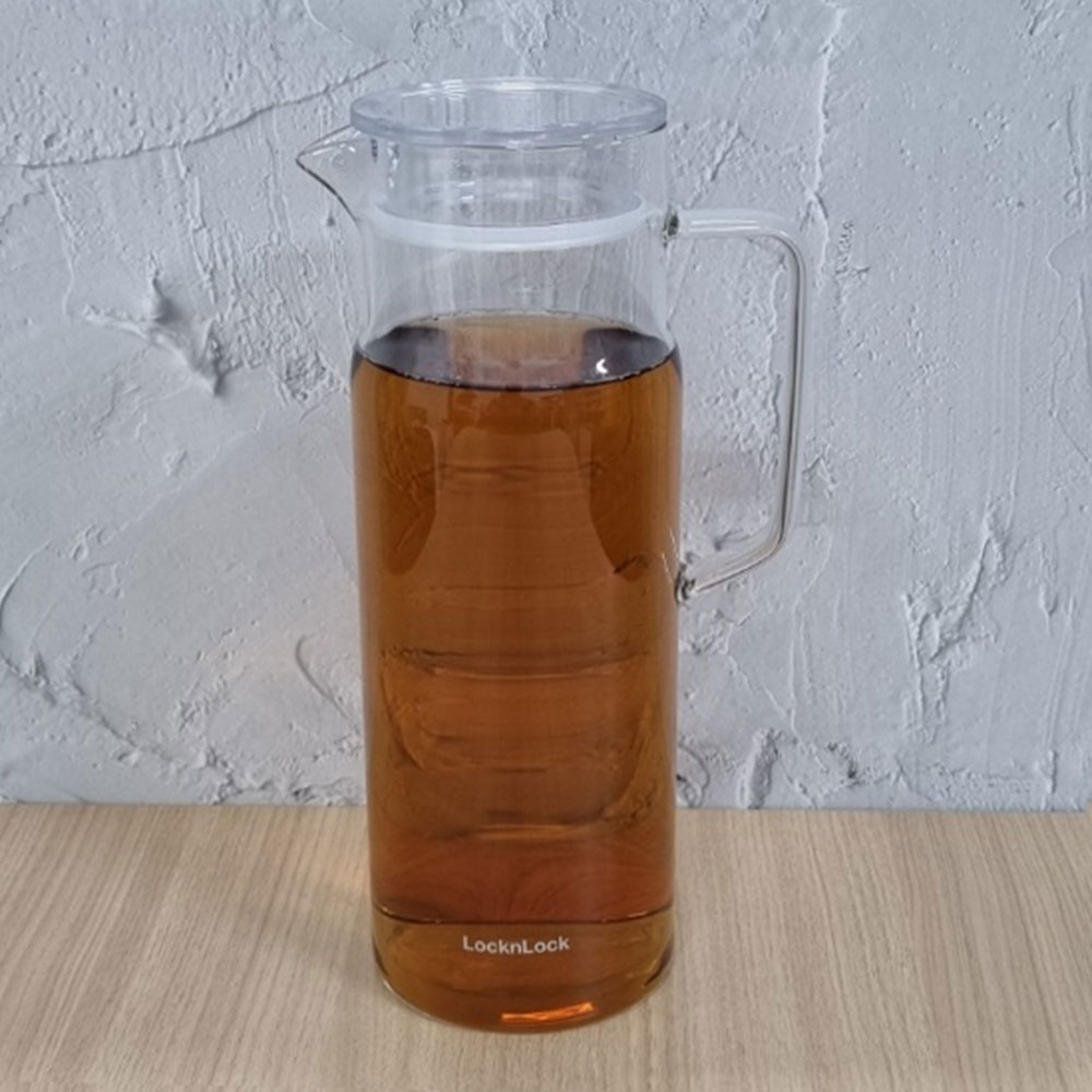 락앤락 내열유리 냉장고 물병 1.5L 물통 차망 식당 까페 업소용 유리 물병 - 상품 이미지