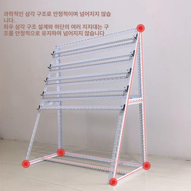 스마트폰 대량 거치대 메크로 공장 라방 스탠드 충전 60 스탠드 (바퀴 포함) A - 상세 이미지 4