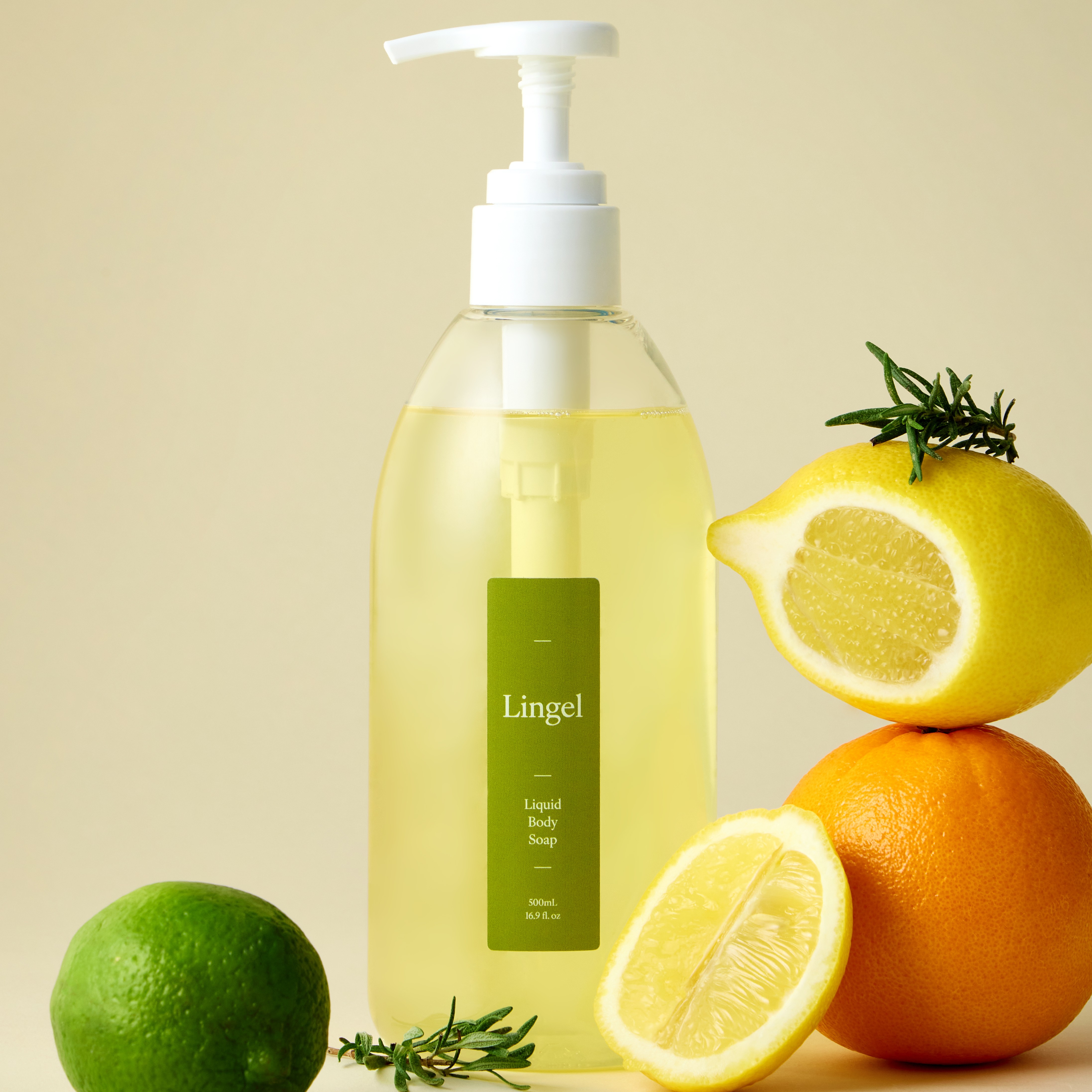 린겔 비타민 입욕제 바디워시 레몬퍼퓸 아로마 [리필] 500ml 10팩 - 상세 이미지 4