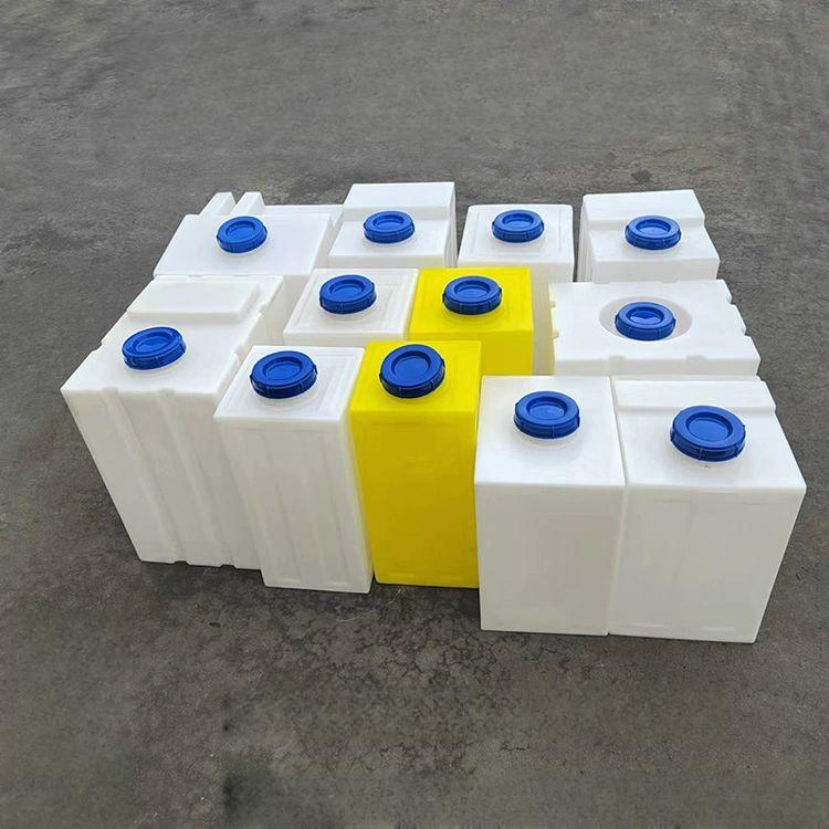 플라스틱 사각물탱크 우수받이 빗물 기름 말통 물보관함 120L-2 460x385x740mm - 상품 이미지