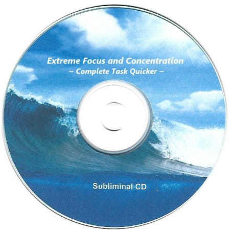 UnKnown [해외](수입CD) Extreme Focus and Concentration ~ Complete Task Quicker ~ Subliminal CD