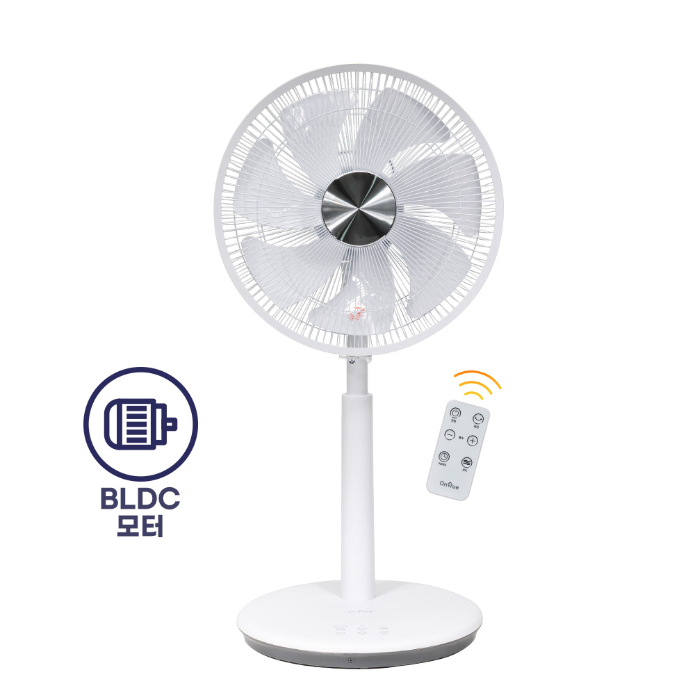 온휴 BLDC 선풍기 14인치 리모컨 수면풍 자연풍 7엽 가정용 - 상세 이미지 4