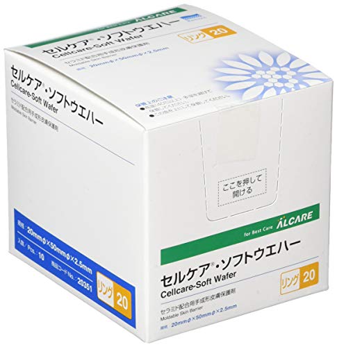 알케어 셀케어 소프트 웨이퍼 링 20 세라마이드 배합 수형 성형 피부 보호재 20351 10매