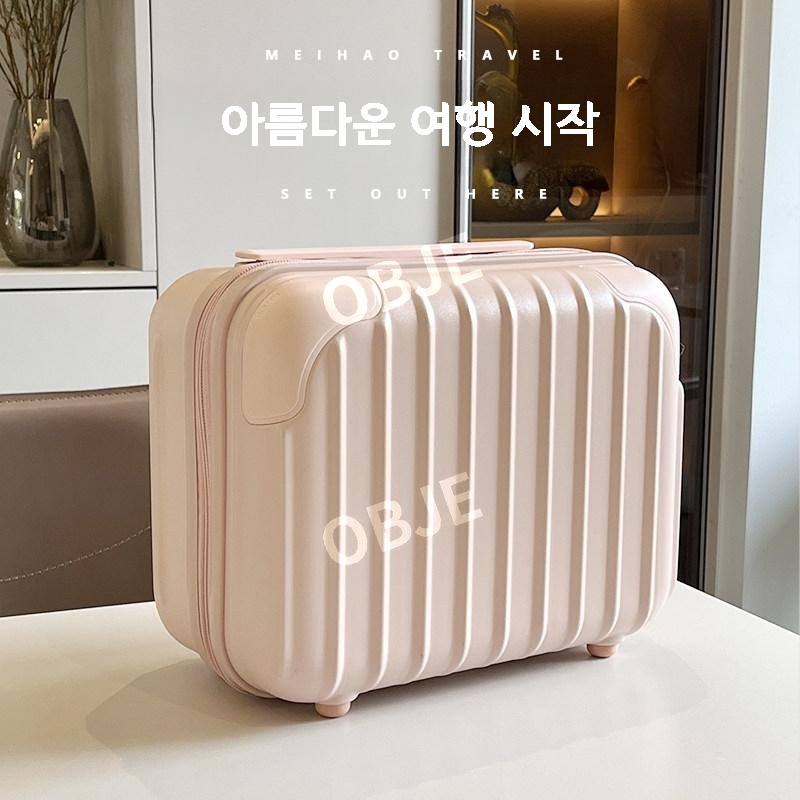 메이크업박스 13인치 캐리어 결합형 비밀번호 대용량 화장품 여행용 파우치 케이스 박스 - 상세 이미지 2