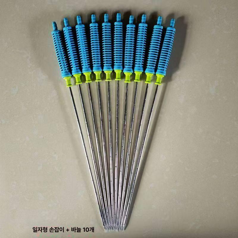 버섯 침봉기 바늘 재배 주수기 느타리 T자형 표고 직선형 5개 바늘 30cm - 상세 이미지 5