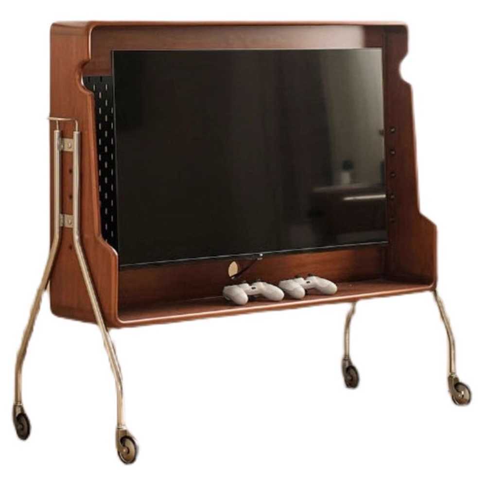 원목 tv 거치대 거실 인테리어용 용 티비 침실 스탠드 50인치 - 상품 이미지