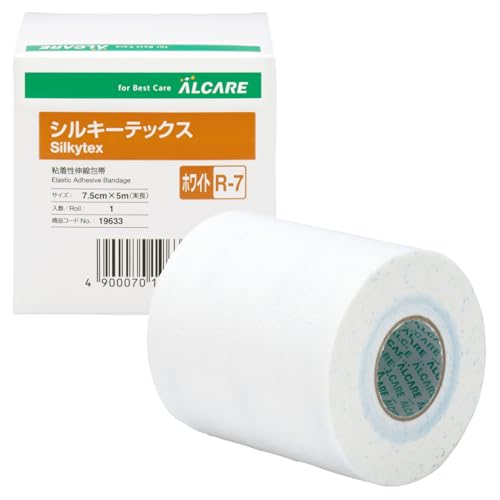 알케어 실키텍스 점착성 신축 붕대 19633 화이트 R-7호 1권