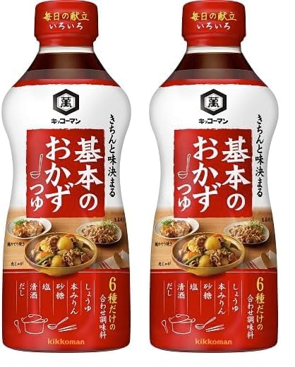 기꼬만 기본 반찬 쯔유 500ml X 2