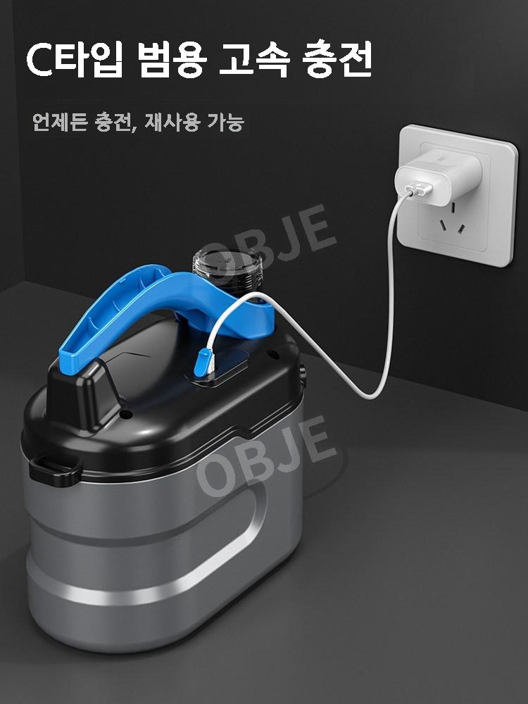 전동분무기 충전식 고압 농약살포 물뿌리개 자동 압축 살포기 농업용 - 상세 이미지 4