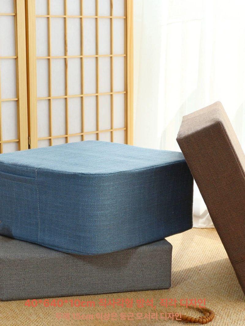 트램펄린 큐브 점핑 피트니스 운동 에어매트 홈트 가정용 라운드 회색 손잡이없음 지름 40 x 40 높이 6cm - 상세 이미지 5