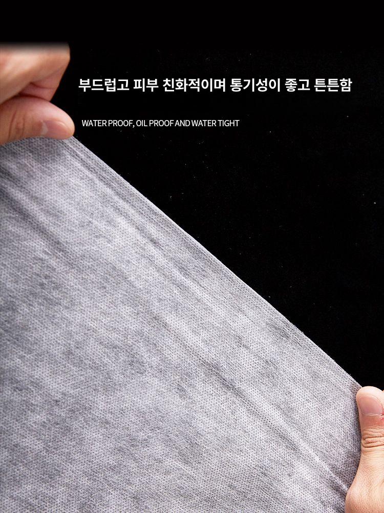 일회용 침대 시트 방수 침구 구멍 매트 경락 마사지 있는 커버 여행 부직포 담요 - 상세 이미지 4