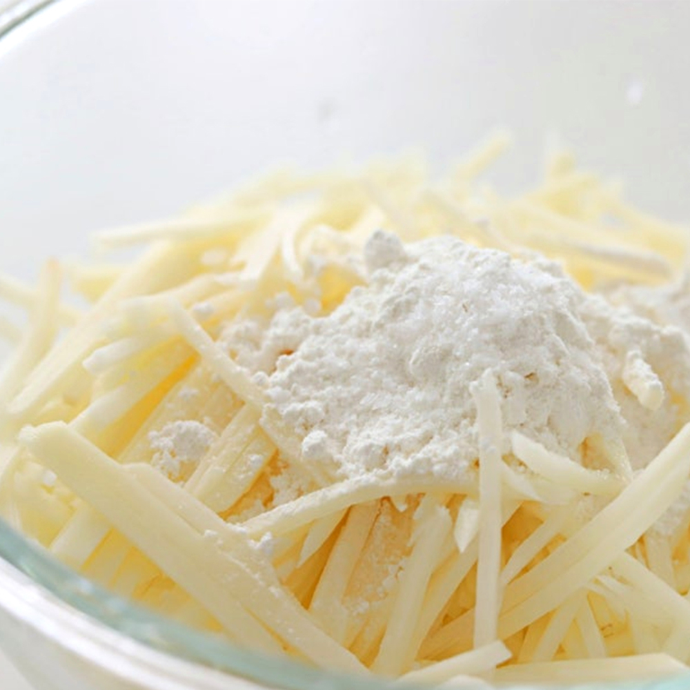 [센터합배송]수제 매콤 통고추튀김 감자전 1kg 대용량 에어프라이어 겉바속촉 안주용 간식용 이미지 3