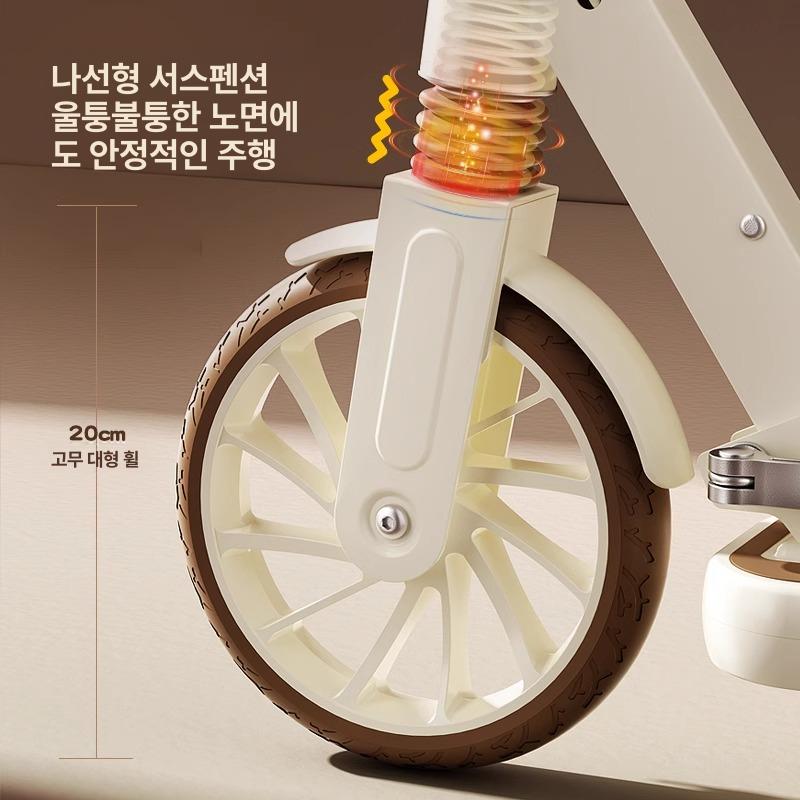 성인용 접이식 킥보드 수동 퀵보드 출퇴근 휴대용 이동수단 - 상세 이미지 2