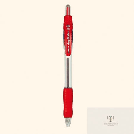 동아 애니볼 유성볼펜 1개입 뭉침없는 필기감 사무용 학습용 볼펜 0.5mm