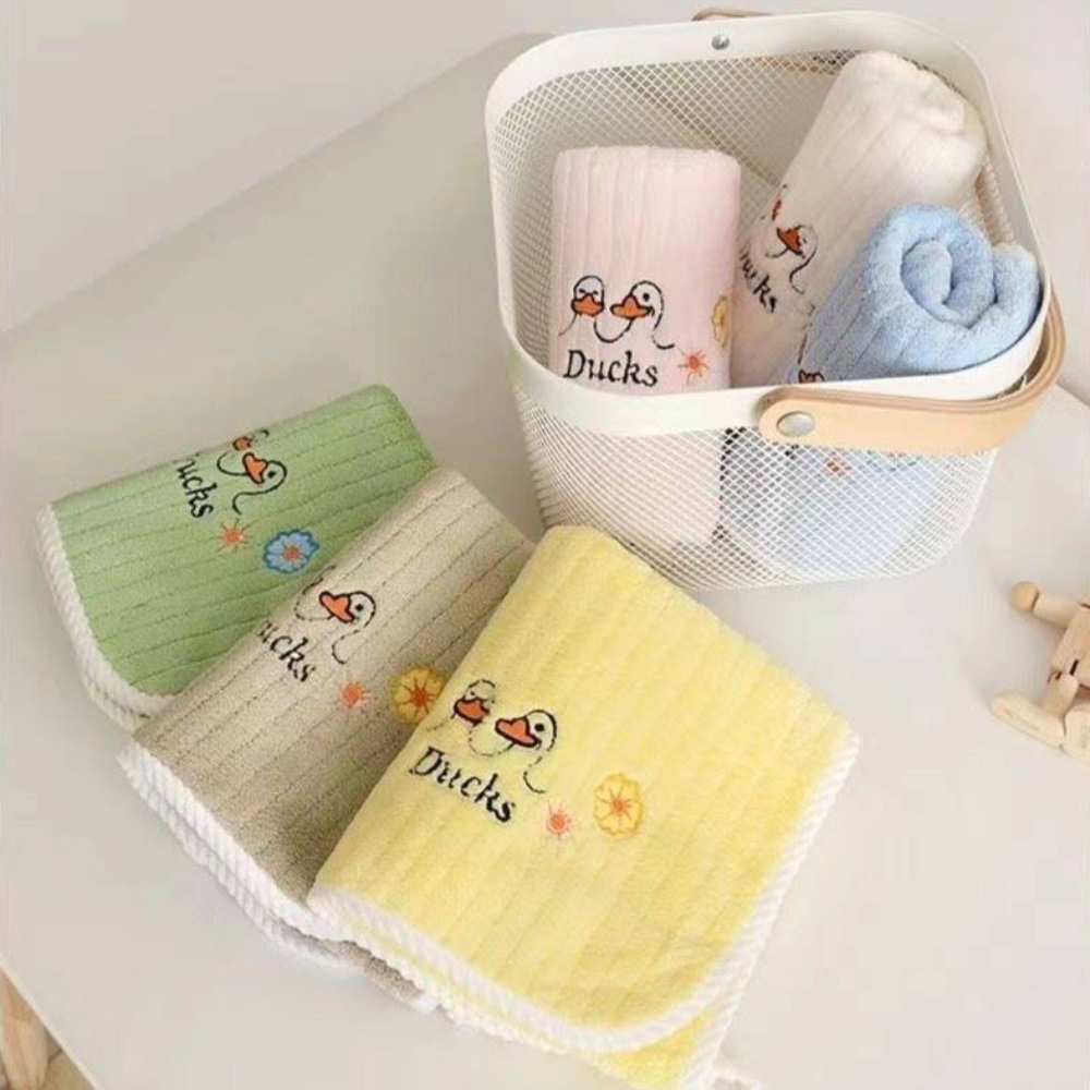 주방 고리 스트랩 수건 핸드 타올 오리 면 핸드타월 - 상세 이미지 2