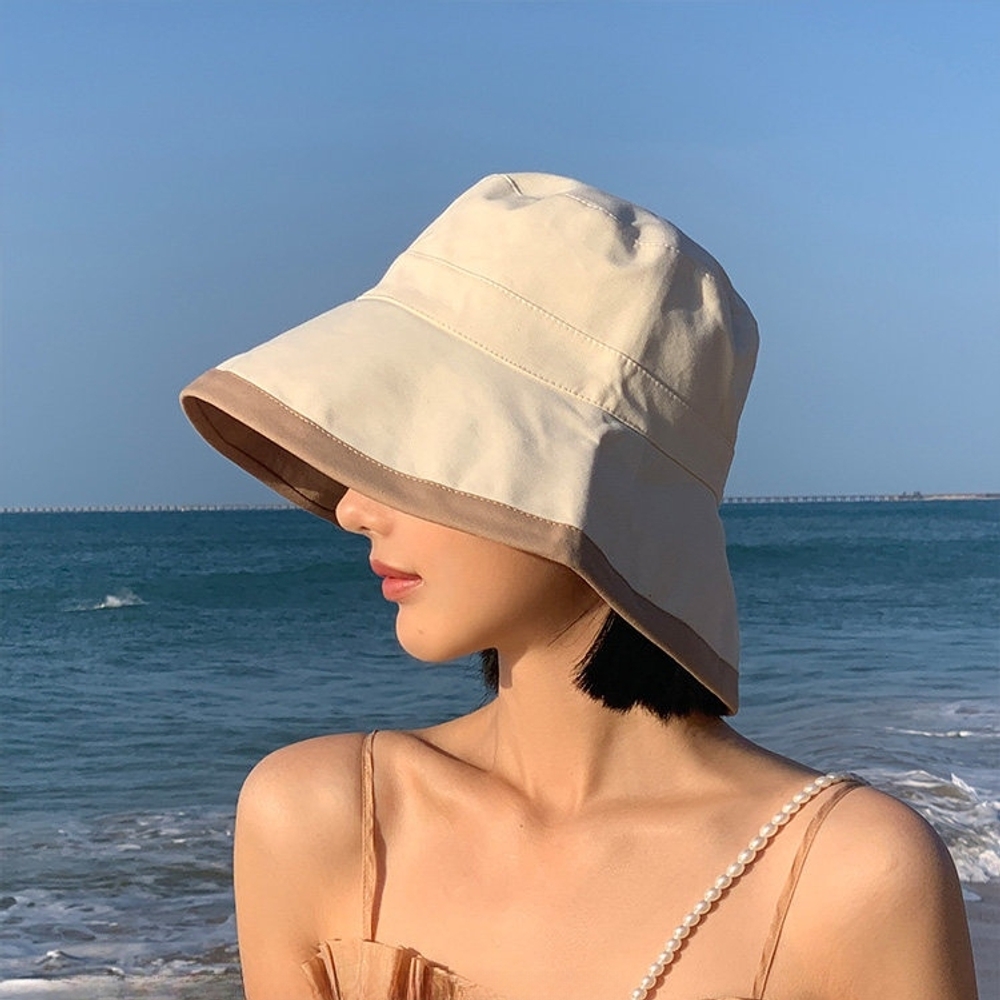 양면 버킷햇 항암모자 암환자 여성용 여름용 탈모커버 두피보호 자외선차단 리버시블 썬햇 - 상세 이미지 4