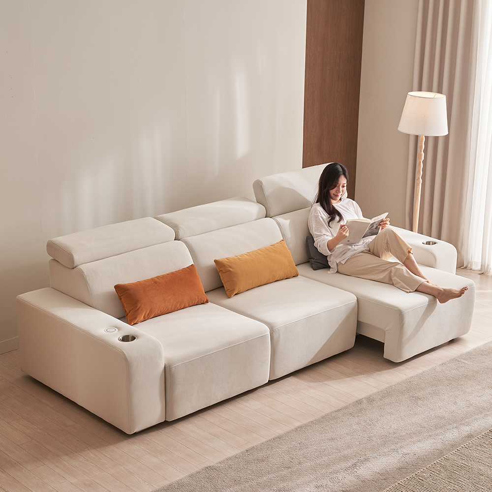 핀란디아 모투스 슬라이딩 패브릭 4인용 3인용 소파 무빙 모션 쇼파