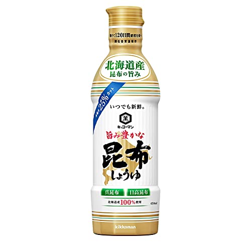 기꼬만 언제나 신선 풍미 가득한 다시마 간장 450ml X 12개