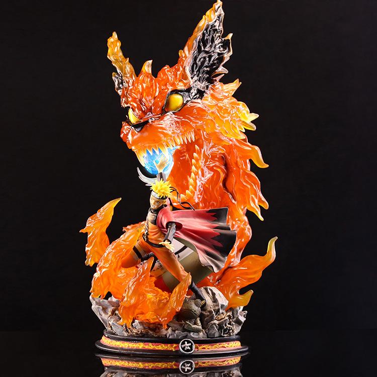 나루토 아카츠키 나선형 발광 교체형 장식품 cs 7 대 호카게 나루토 (약 40cm) - 상세 이미지 4