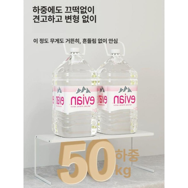 실용적 디귿자 선반 랙 화이트 스타일1 수납 받침대 스타일 1 짧은 스타일 1 화이트 짧은 - 상세 이미지 4