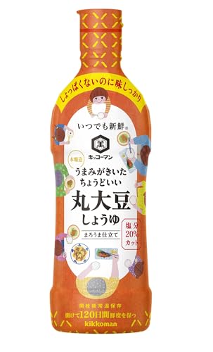 기꼬만 언제나 신선한 통대두 간장 마로우마 시다테 620ml