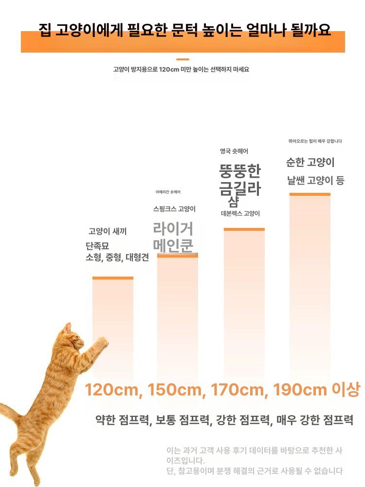 반려동물 울타리 가드 펜스 난간 고양이 강아지 가림막 칸막이 - 상세 이미지 4