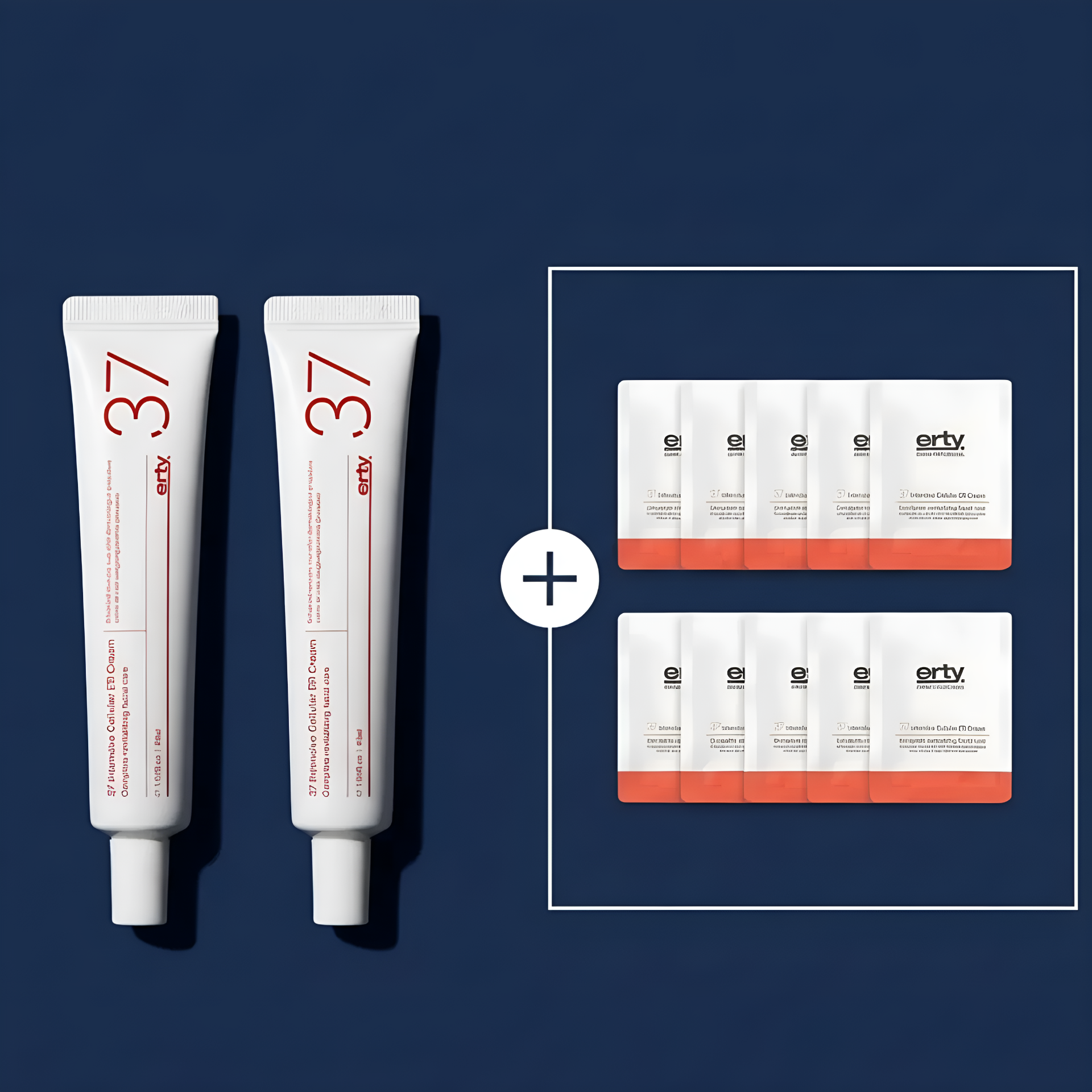 에르띠 37 크림 인텐시브 셀룰러 이알 45ml 2개 톤업 진정 - 상품 이미지