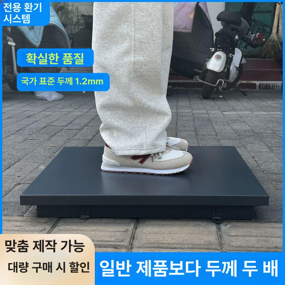 옥상 출입문 맨홀뚜껑 사각 지붕 덮개 채광창 집수정 커버 주택 지붕창 내경 500x500 알루미늄 - 상세 이미지 2