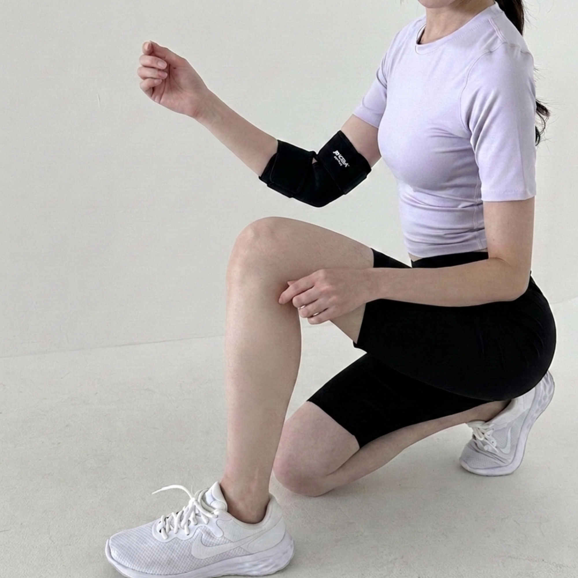 팔꿈치 팔굽치 보호대 반깁스 팔근육 통증 터널증후근 전완근 엘보우 랩 - 상세 이미지 4